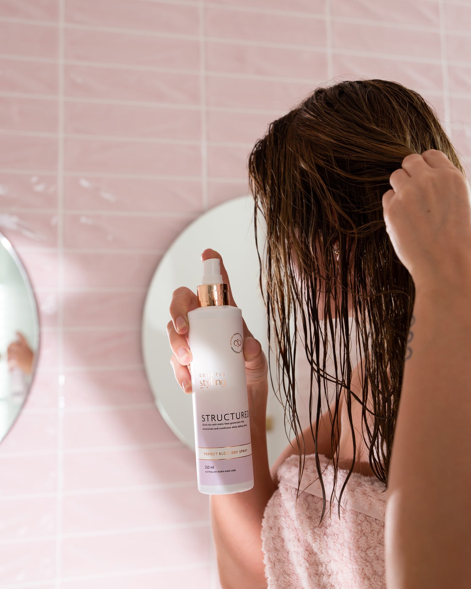 Genetix Styling STRUCTURED FX 250ml Perfect Blow Dry Spray